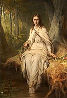 Ophelia, 1873, Touchstones Rochdale, England