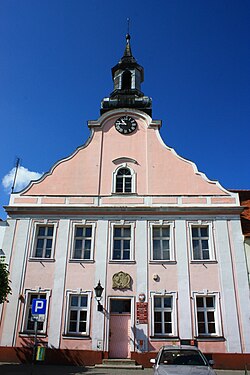 Town Hall in Rydzyna, seat of the gmina office