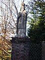 Statue of Saint-Martin on the former emplacement of the Livet-en-Ouche church