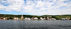 View of the town of Svelvik