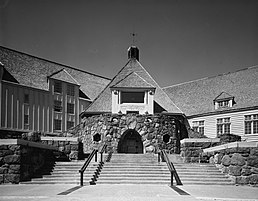 Front of Timberline Lodge