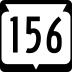 State Trunk Highway 156 marker