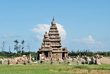 Two temples, one larger than the other