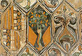Maiolica floor tiles from Deruta