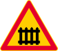 Level crossing with gates