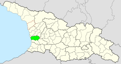 兰奇胡蒂市镇在格鲁吉亚的位置