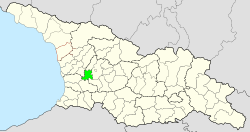 萨姆特雷迪亚市镇在格鲁吉亚的位置