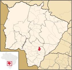 Location in Mato Grosso do Sul state