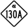 North Carolina Highway 130A marker