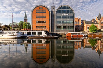 New granaries by the Brda river in Bydgoszcz