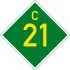 C21 road shield}}