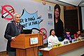 Desiraju at the launch of the media campaign of the National Tobacco Control Program, New Delhi, 2012
