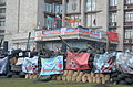 頓涅茨克親俄派占領政府大樓。