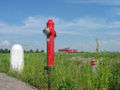 Image 5A fire hydrant in Alkmaar, the Netherlands. Fire hydrants are a source of water provided by most metropolitan communities to enable firefighters to tap into the municipal water supply to assist in extinguishing a fire.