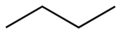 Butane: skeletal structure