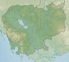 Map showing the location of Preah Monivong Bokor National Park