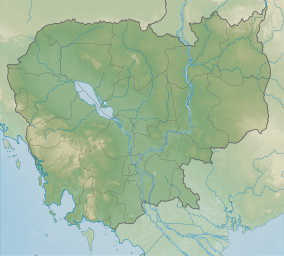 Map showing the location of Beng Per Wildlife Sanctuary
