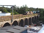 Slateford Railway Viaduct Over Inglis Green Road, Gray's Mill Lade, And Water Of Leith