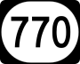Kentucky Route 770 marker