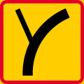 Direction of priority road (formerly used )