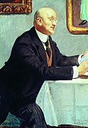 Portrait of Igor Grabar by Boris Kustodiev, 1916