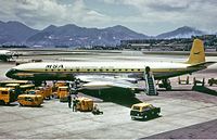 Malaysia-Singapore Airlines Comet 4 at Kai Tak Airport in 1966