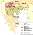 Macedonia (region) in 336 BC-2024 AD.