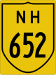 National Highway 652 shield}}