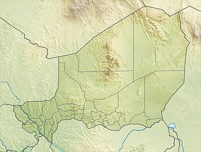 Location map Niger