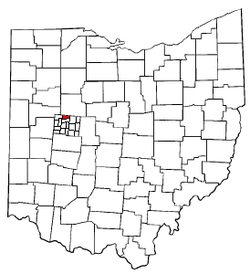 Location of Richland Township in Ohio