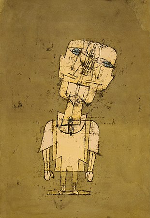 保罗·克利于1922年创作的《天才之魂》。现藏于苏格兰国家画廊。