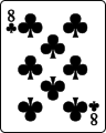 8 of clubs