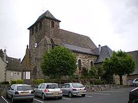 The church in Saint-Mamet-la-Salvetat