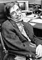 Image 23Physicist Stephen Hawking set forth a theory of cosmology explained by a union of the general theory of relativity and quantum mechanics. His 1988 book A Brief History of Time appeared on The Sunday Times best-seller list for a record-breaking 237 weeks. (from Culture of the United Kingdom)