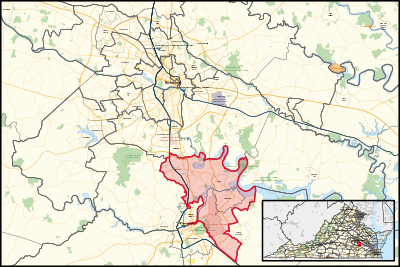 District map from the 2023 election