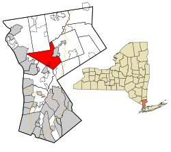 Location of New Castle, New York