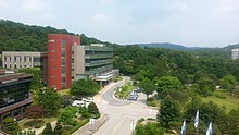 a picture of building in Daejeon, which is used for Headquarters of the National Research Foundation of Korea