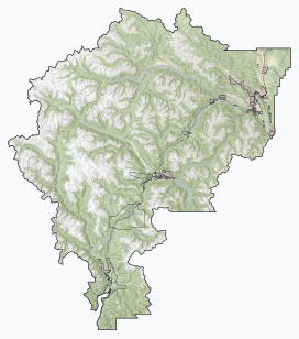 Mamquam Mountain is located in Squamish-Lillooet Regional District