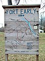 Map of the Battle of Lynchburg, Lynchburg VA, November 2008