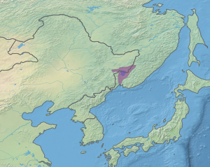 Ecoregion territory (in purple)