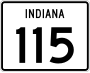 State Road 115 marker