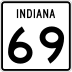 State Road 69 marker