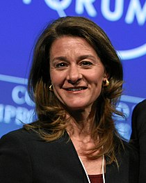 梅琳达·盖茨在2011年世界经济论坛