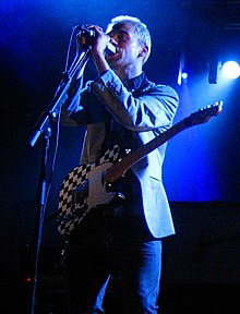 Johnny Blake performing for Zoot Woman in 2008