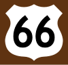 US 66 route marker