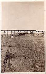 The road north to the baseball diamond near the High Bridge, 1908