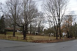 Intersection at the center of the community