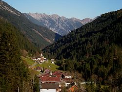 View of Hinterhornbach