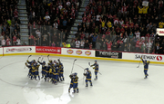 Sweden celebrates victory over Russia