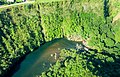 Aerial view of a river in Chiriqui Province, Panama